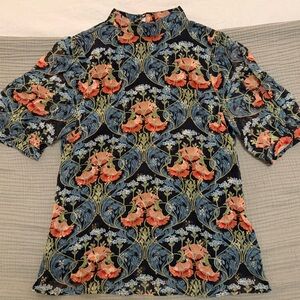 Anthropologie Meadow Rue Floral Shirt